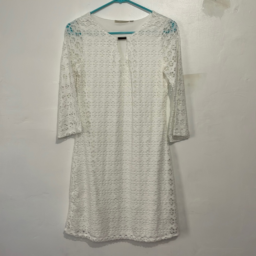 Size S Women's Maria Gabrielle White Cut Out Dress